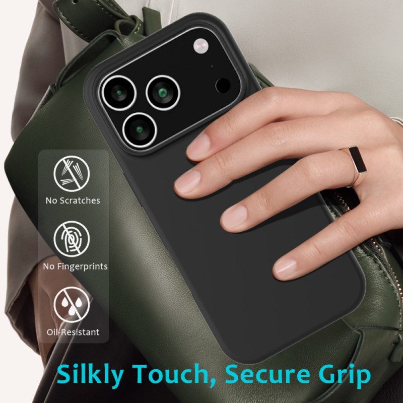 Skal iPhone 17 Pro Flytande Silikon