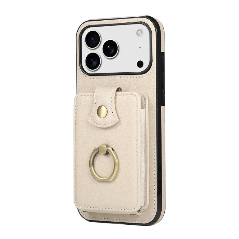 Skal iPhone 17 Pro Korthållare För Flera Kort Och Axelrem