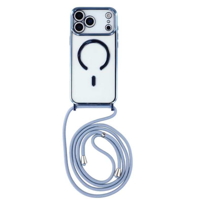 Skal iPhone 17 Pro Magsafe-kompatibel Genomskinlig Sladd