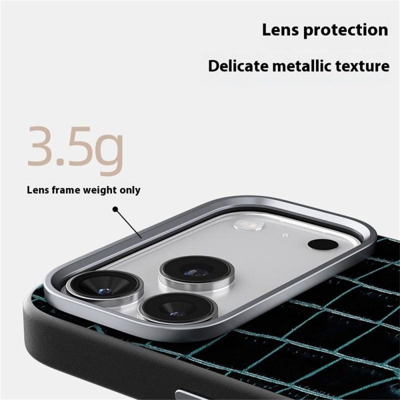 Skal iPhone 17 Pro Magsafe-kompatibel Krokodileffekt Abeel