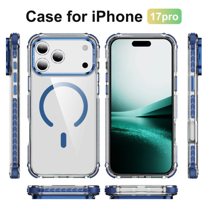Skal iPhone 17 Pro Magsafe-kompatibel Med Inbyggt Stativ