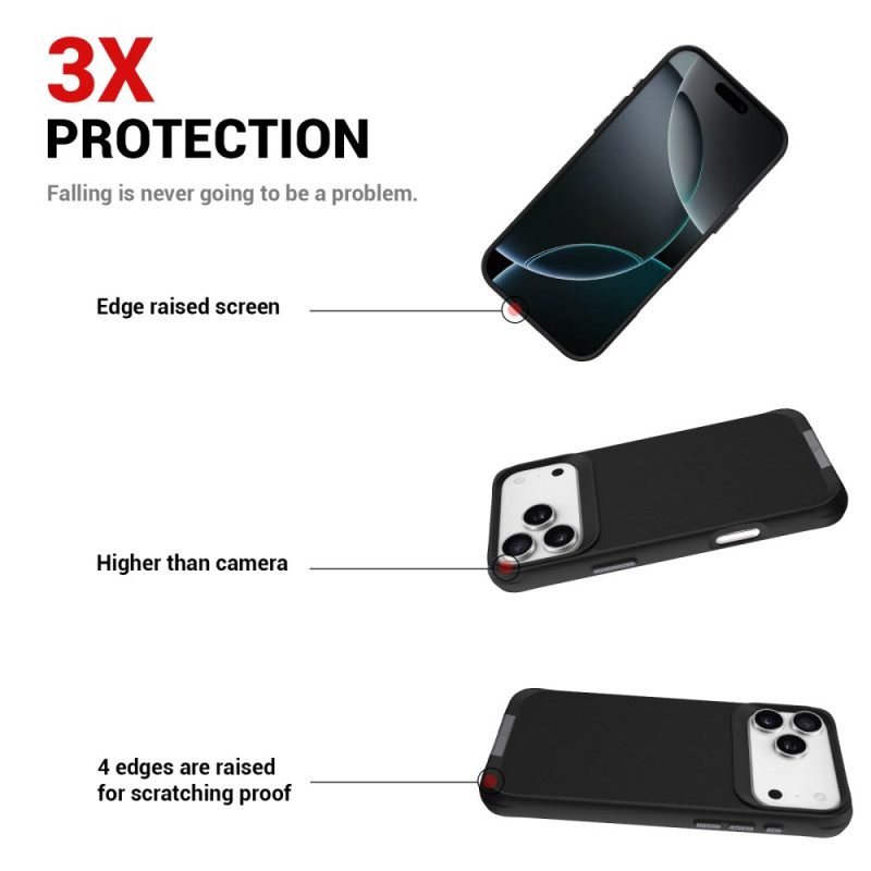 Skal iPhone 17 Pro Magsafe Kompatibel Med Inbyggt Stativ
