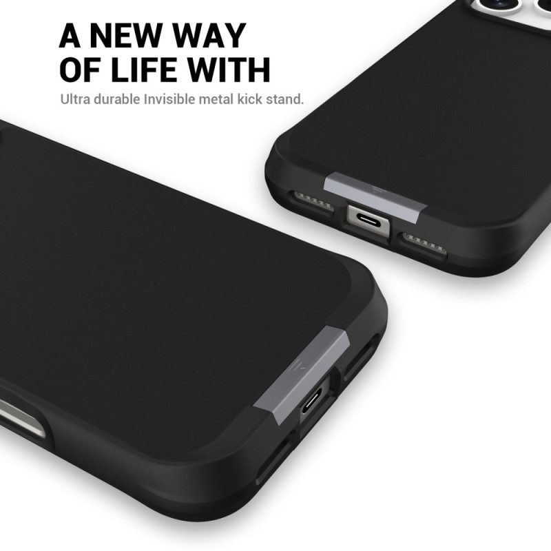 Skal iPhone 17 Pro Magsafe Kompatibel Med Inbyggt Stativ