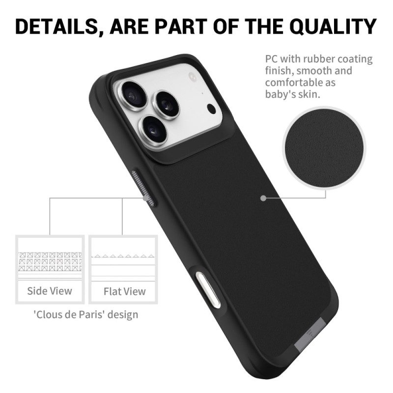 Skal iPhone 17 Pro Magsafe Kompatibel Med Inbyggt Stativ