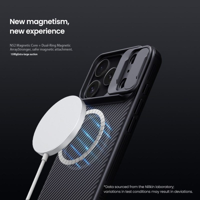 Skal iPhone 17 Pro Magsafe Och Glidande Kameraskydd Nillkin