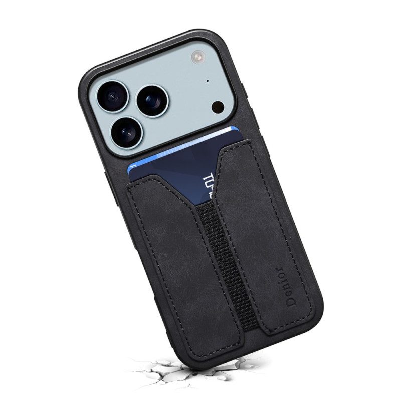 Skal iPhone 17 Pro Max Denior Elastiskt Korthållare