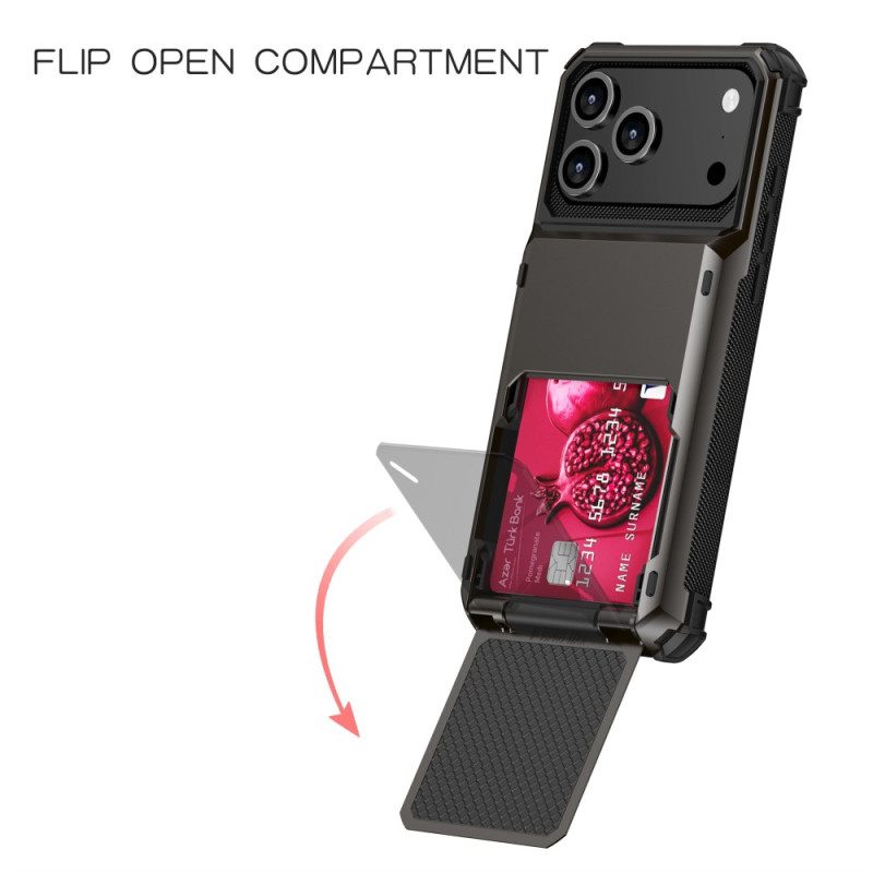 Skal iPhone 17 Pro Max Flip-korthållare