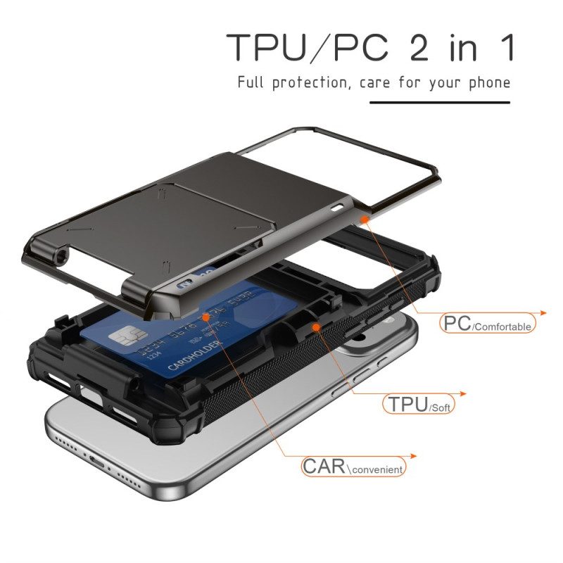 Skal iPhone 17 Pro Max Flip-korthållare