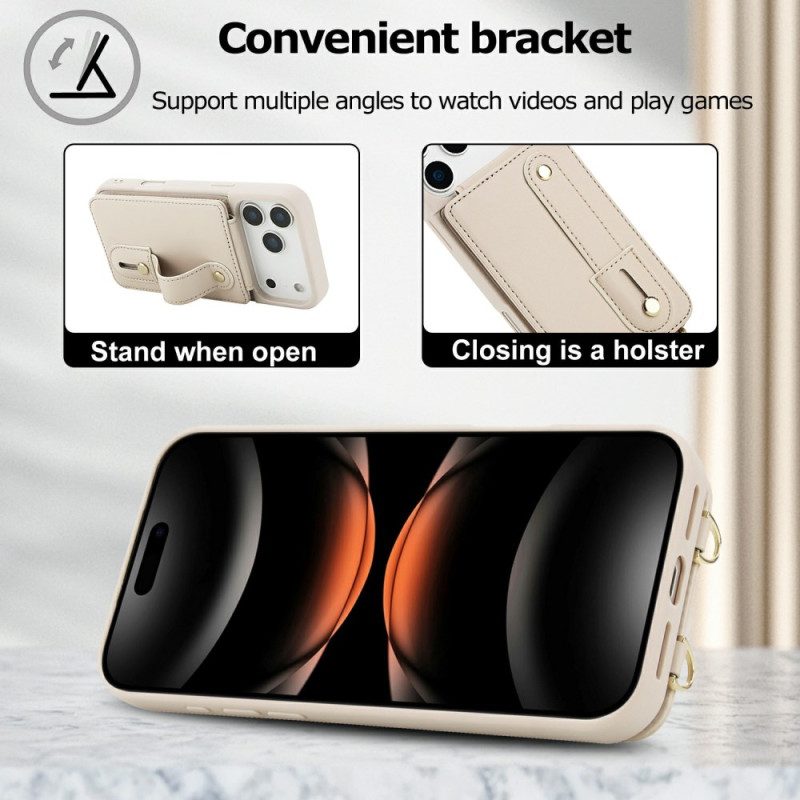 Skal iPhone 17 Pro Max Korthållare Och Axelrem