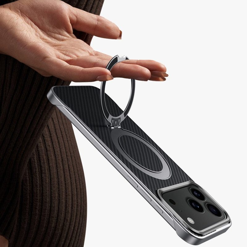Skal iPhone 17 Pro Max Magsafe Kolfiberringfäste