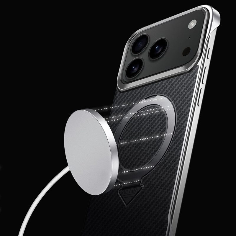 Skal iPhone 17 Pro Max Magsafe Kolfiberringfäste