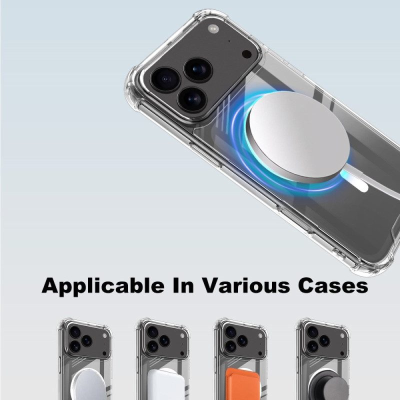 Skal iPhone 17 Pro Max Magsafe-kompatibel Genomskinlig Imak