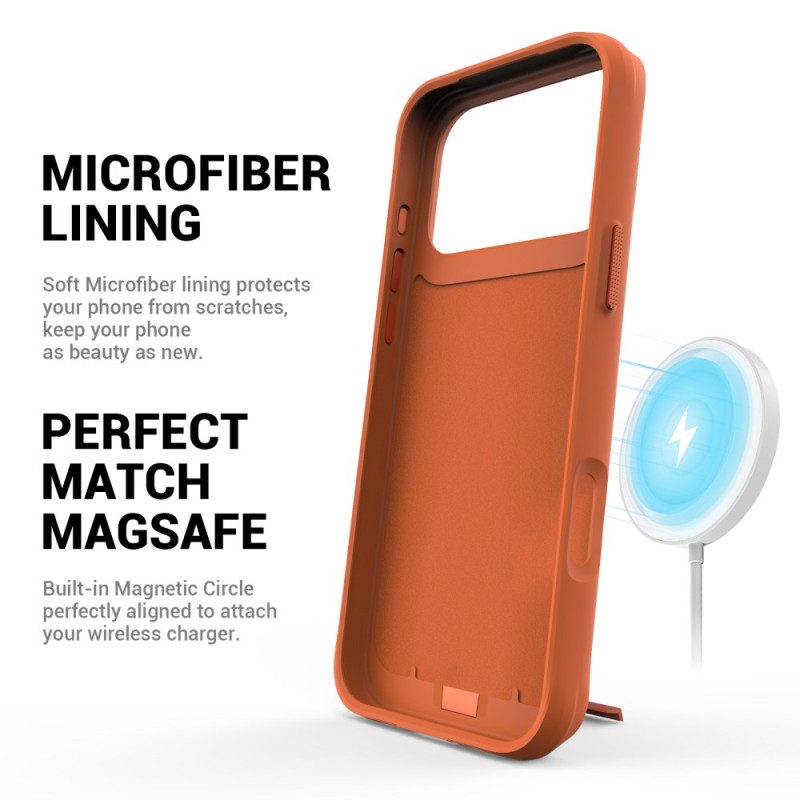 Skal iPhone 17 Pro Max Magsafe Med Integrerat Stöd