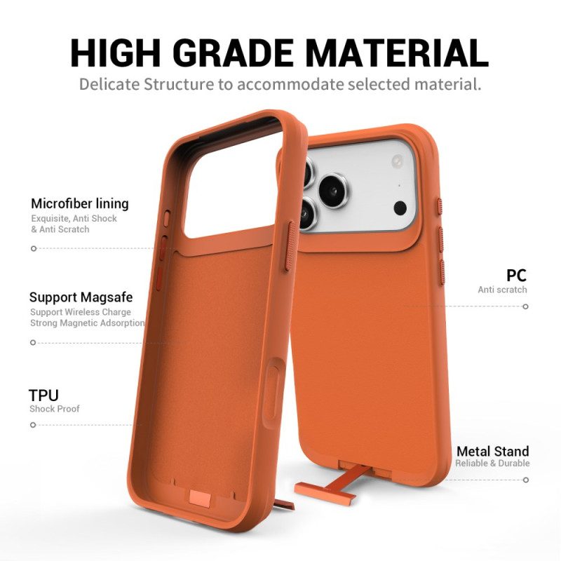 Skal iPhone 17 Pro Max Magsafe Med Integrerat Stöd