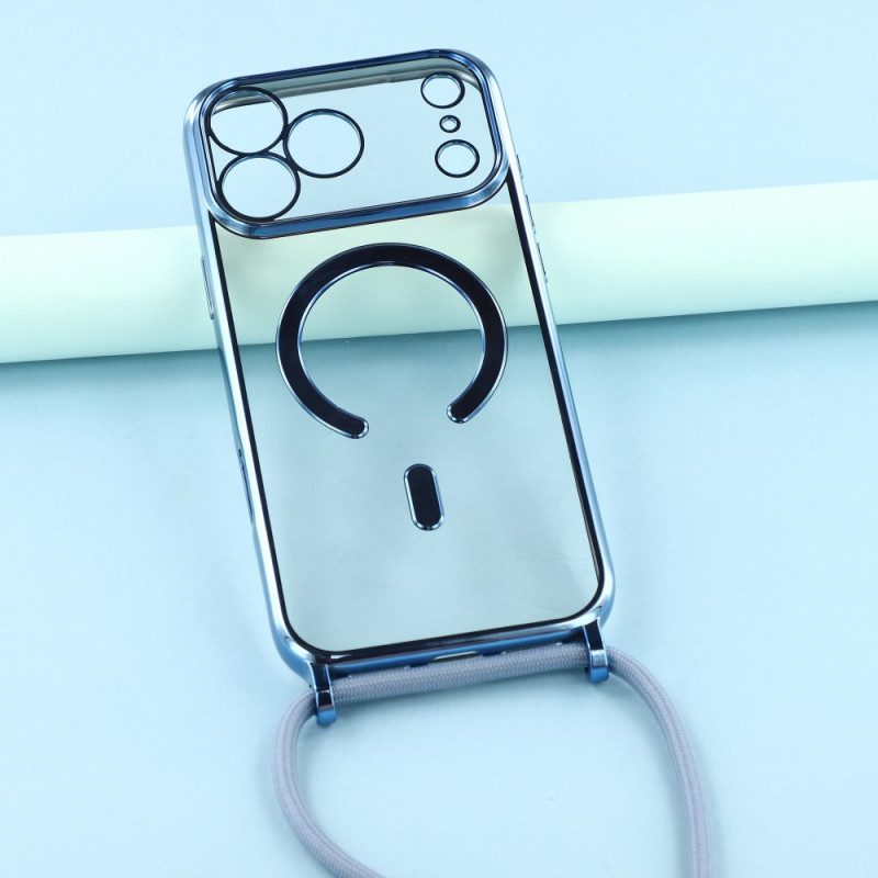 Skal iPhone 17 Pro Max Magsafe-sladd Genomskinlig