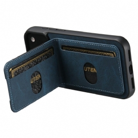 Skal iPhone 17 Pro Max Telefonfodral Korthållare Och Stativ I Retrostil