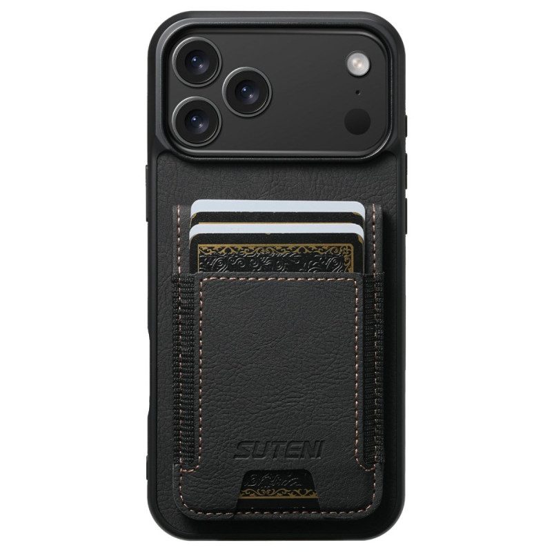 Skal iPhone 17 Pro Max Telefonfodral Korthållare Och Stativ I Retrostil