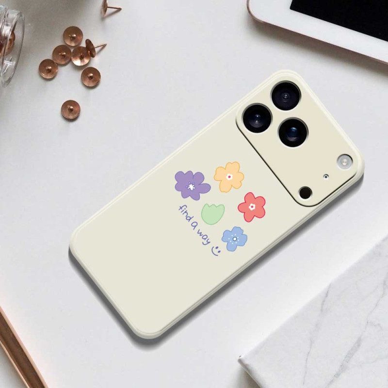 Skal iPhone 17 Pro Max Telefonfodral Små Blommor