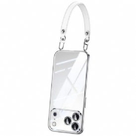 Skal iPhone 17 Pro Max Telefonfodral Transparent Med Snodd