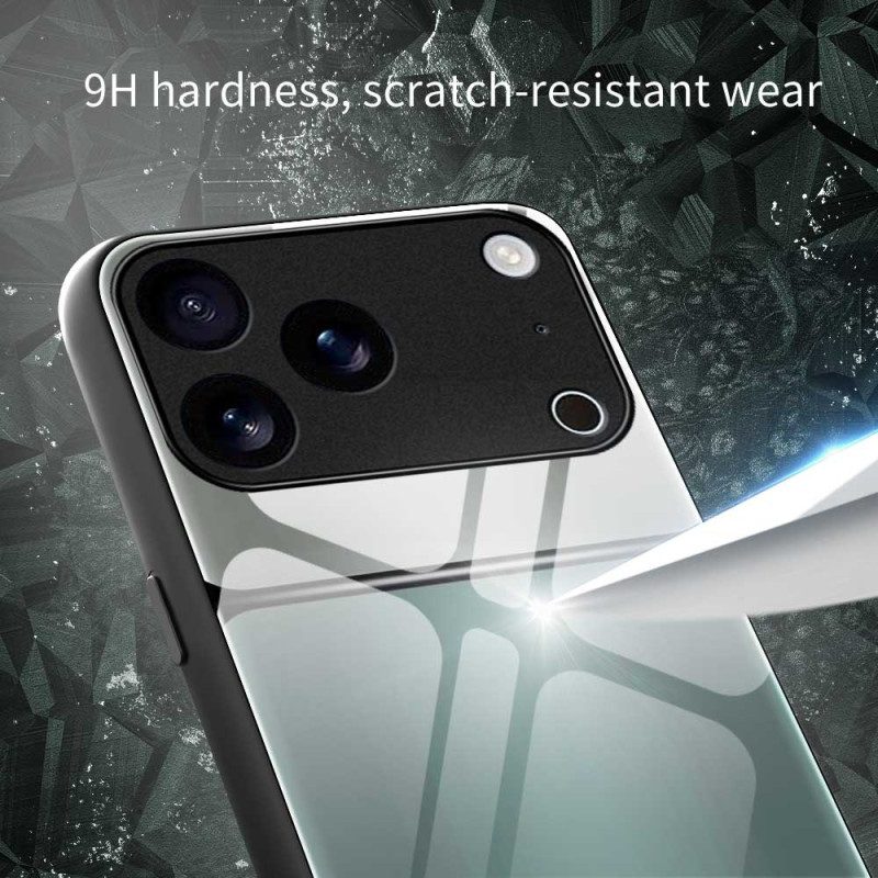 Skal iPhone 17 Pro Max Tvåfärgat Härdat Glas