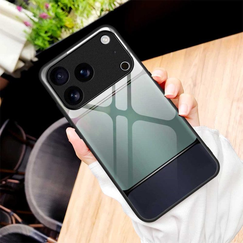 Skal iPhone 17 Pro Max Tvåfärgat Härdat Glas