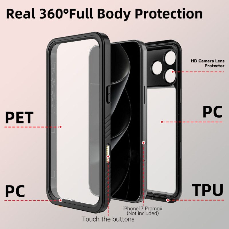 Skal iPhone 17 Pro Max Vattentät Och Stötsäker Redpepper