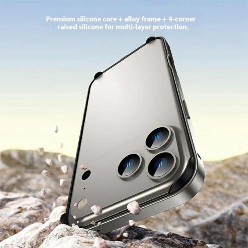 Skal iPhone 17 Pro Metallstötfångare