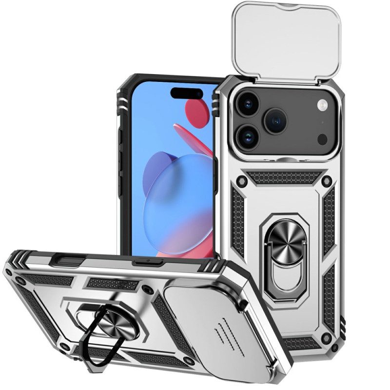 Skal iPhone 17 Pro Robust Med Linsskydd Och Stativ