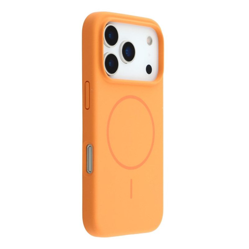 Skal iPhone 17 Pro Telefonfodral Magsafe-kompatibel Flytande Silikon