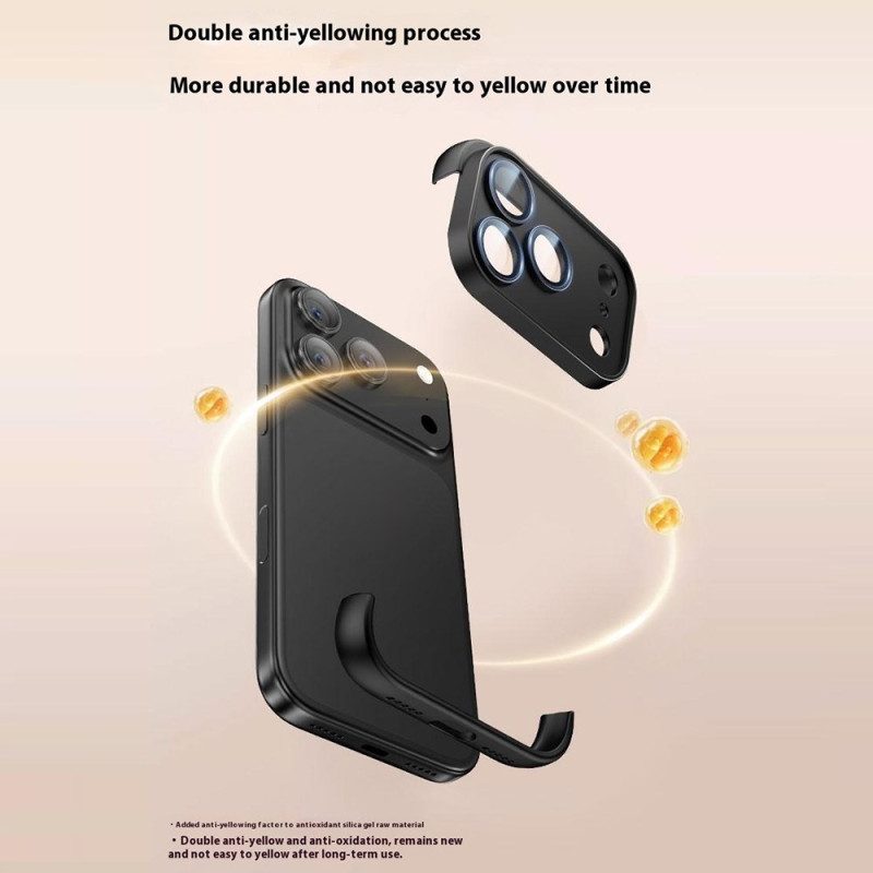 Skal iPhone 17 Pro Telefonfodral Ramlös Med Hörnskydd Och Integrerad Lins