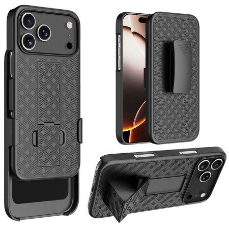 Skal iPhone 17 Pro Telefonfodral Skjutbar Med Stativ Och Klämma