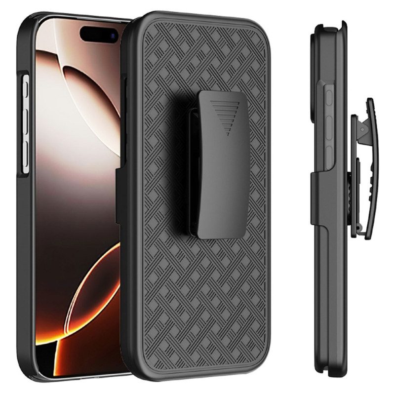 Skal iPhone 17 Pro Telefonfodral Skjutbar Med Stativ Och Klämma