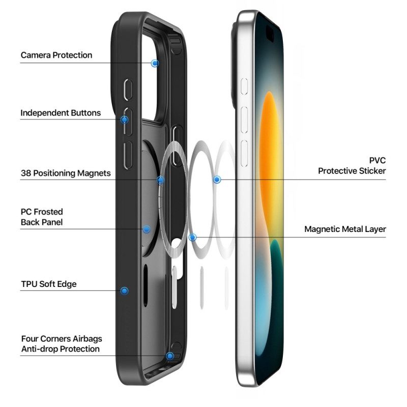 Skal iPhone 17 Pro Telefonfodral Yind-serien Dux Ducis