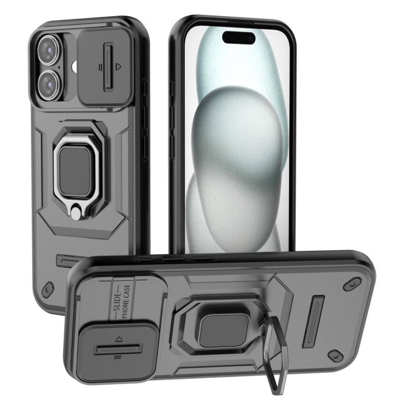 Skal iPhone 17 Slitstark Ring Med Kameraskydd