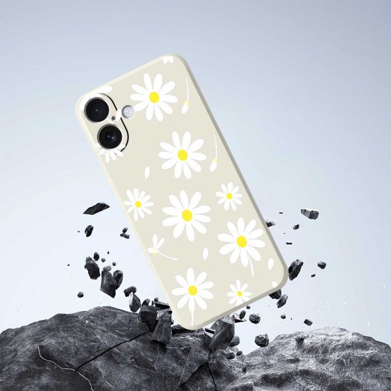 Skal iPhone 17 Telefonfodral Flytande Silikonprästkragar
