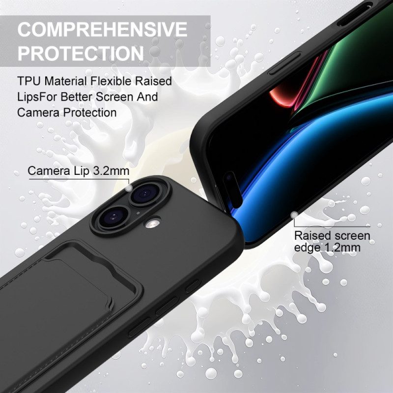 Skal iPhone 17 Telefonfodral Korthållarrem