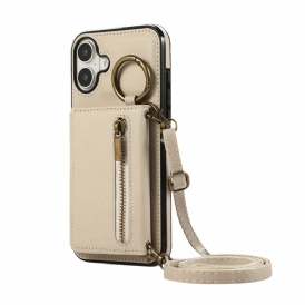 Skal iPhone 17 Telefonfodral Plånbok Med Dragkedja