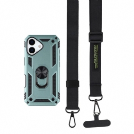 Skal iPhone 17 Telefonfodral Skydd I Militärklass Med Axelrem