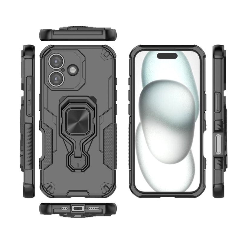 Skal iPhone 17 Telefonfodral Ultratålig Med Roterande Stativ