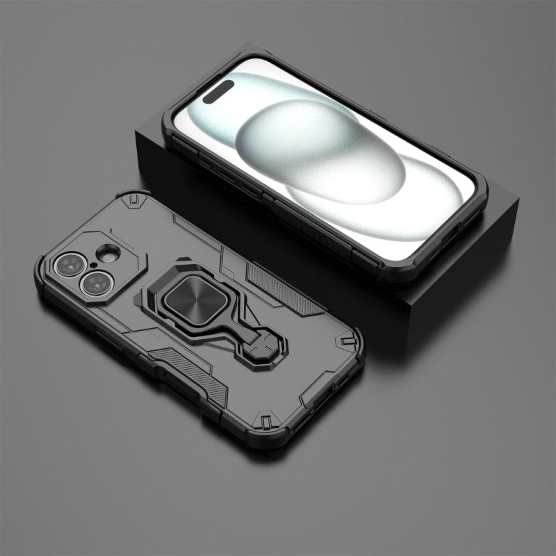 Skal iPhone 17 Telefonfodral Ultratålig Med Roterande Stativ
