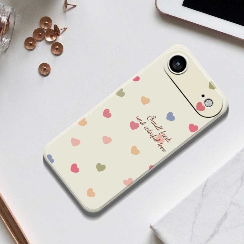 Skal iPhone Air Färgglada Hjärtan