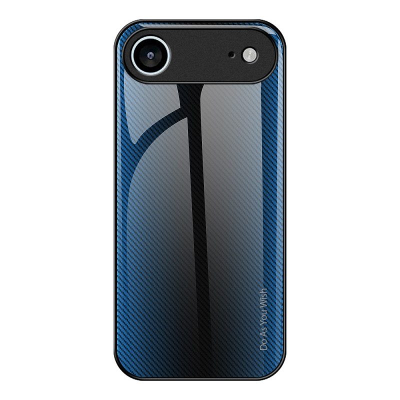 Skal iPhone Air Härdat Glas I Kolfiber