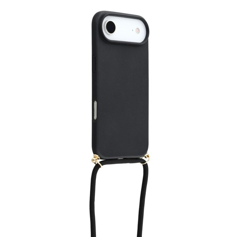 Skal iPhone Air Med Silikonsnöre Och Vetehalm