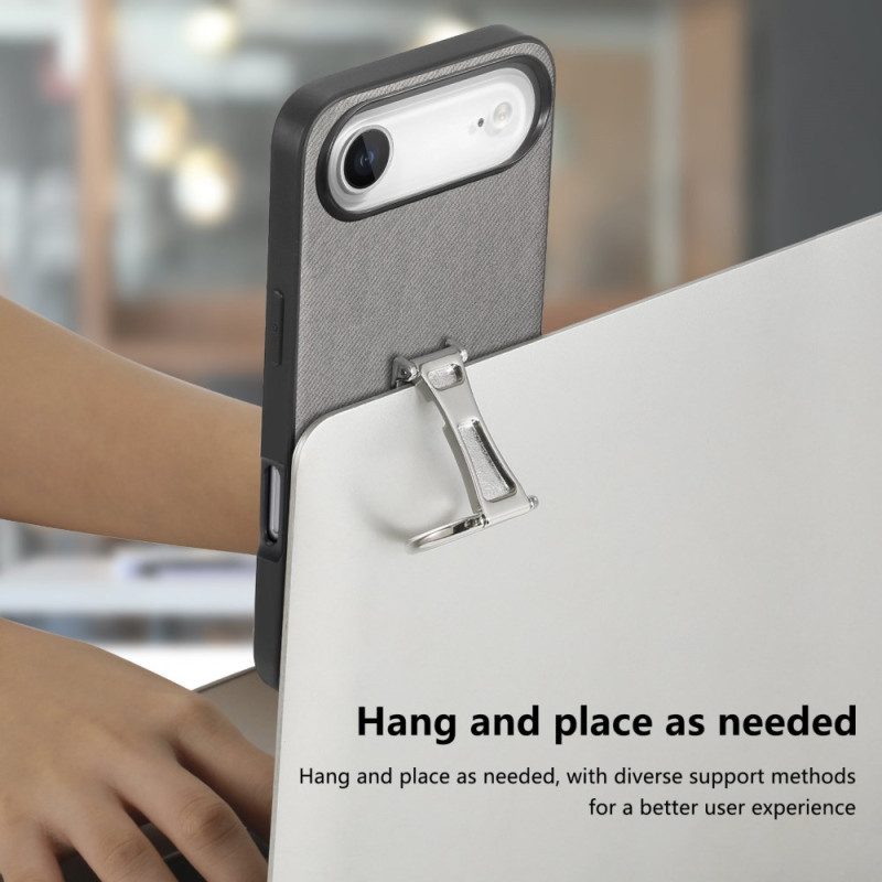 Skal iPhone Air Med Vikbart Stativ Och Twillstruktur