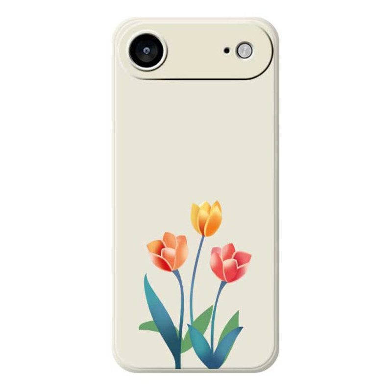 Skal iPhone Air Telefonfodral Färgglada Tulpaner