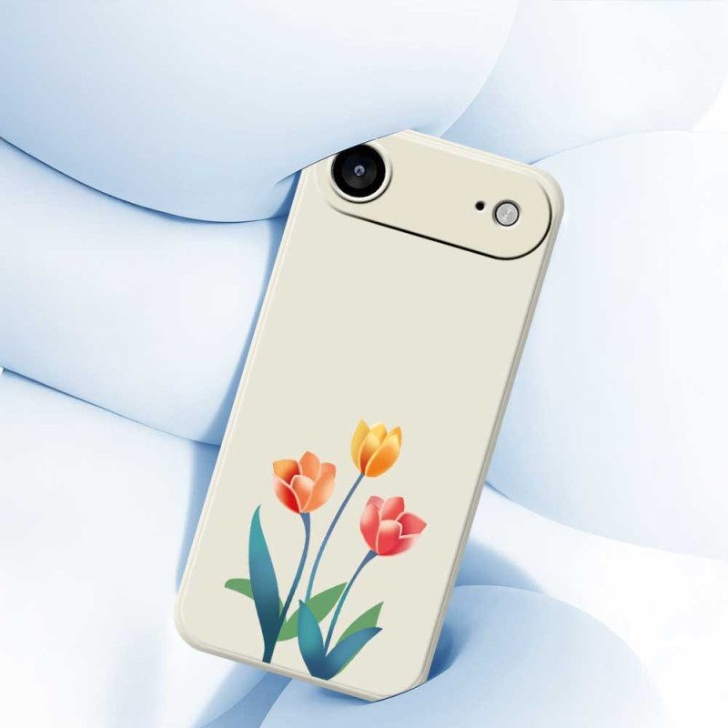 Skal iPhone Air Telefonfodral Färgglada Tulpaner
