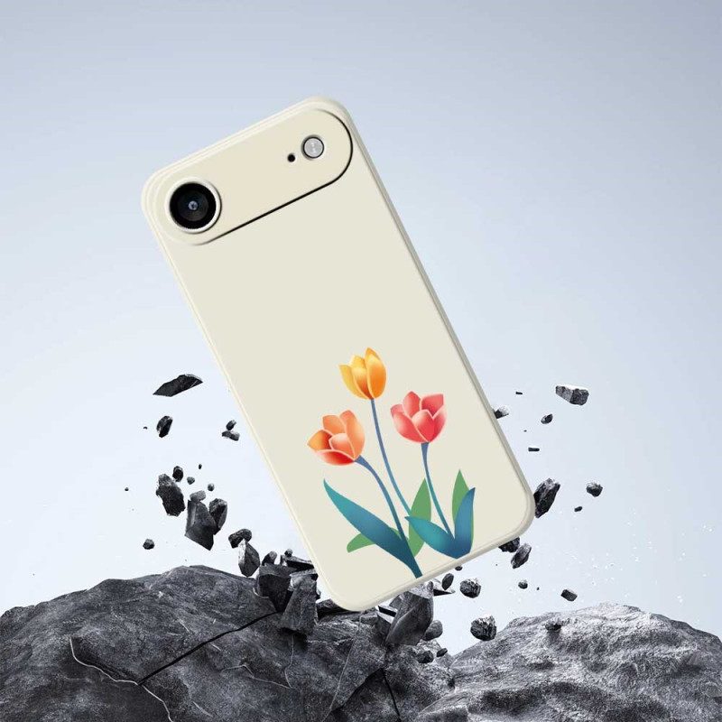 Skal iPhone Air Telefonfodral Färgglada Tulpaner