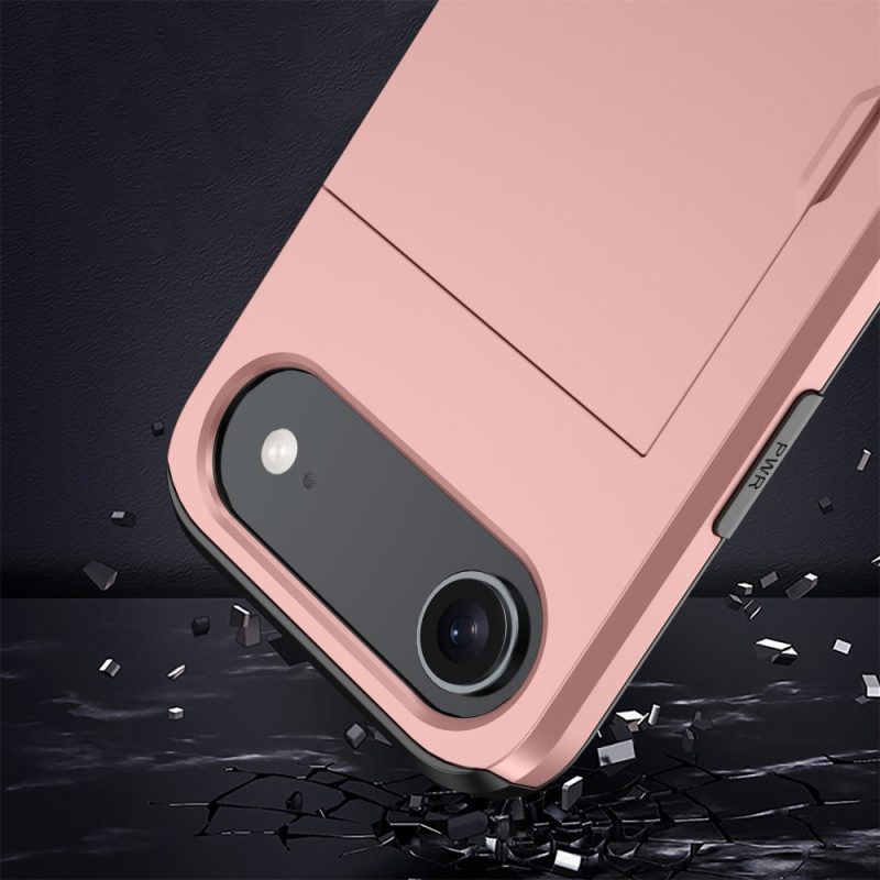 Skal iPhone Air Telefonfodral Skjutbar Korthållare