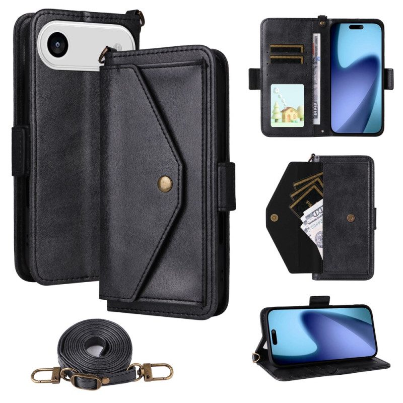 Skyddsfodral iPhone Air Vintage Design Med Axelrem