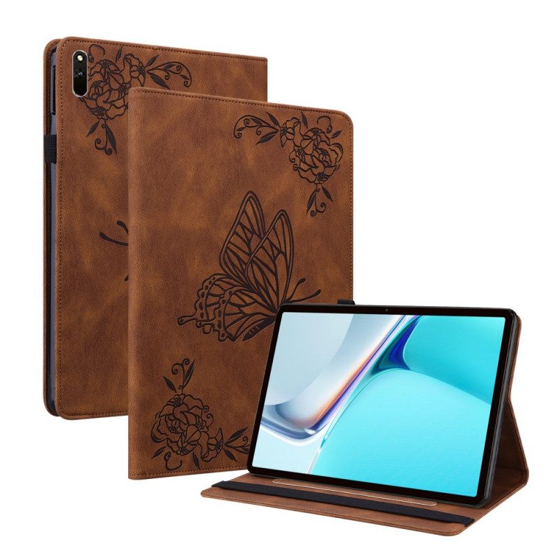 Fodral Case För Huawei MatePad 11 Styliserade Fjärilar